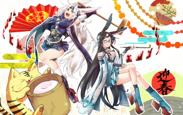 Anime, Anime Girls, Azur Lane, Souryuu (Azur Lane), Hiryuu (Azur Lane) Wallpaper