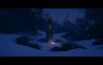 Assassin’s Creed: Valhalla, Eivor (Assassin’s Creed), Forest, Snow, Winter Wallpaper