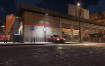 Forza Horizon 5, Car, Sports Car, Night, Honda Civic Wallpaper