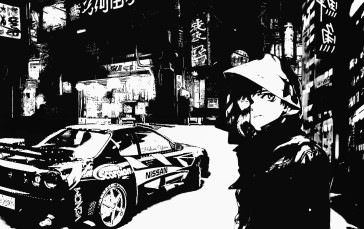 Tokyo Ghoul, Car, Kaneki Ken, Nissan Skyline Wallpaper