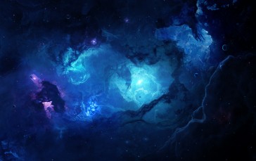 Nebula, 4K, Stars, Galaxy Wallpaper