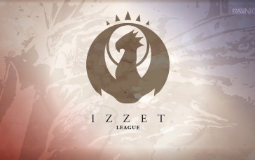 Niv-mizzet, Izzet, Magic: The Gathering, Simple Background, Logo Wallpaper