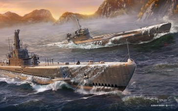 World of Warships , Wows, Warship, Wargaming, Submarine Wallpaper