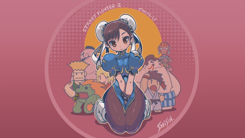 Video Game Girls, Nintendo, Street Fighter II – The World Warrior, Ryu (Street Fighter), Zangief(street Fighter), Ken (Street Fighter) Wallpaper