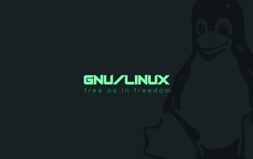 GNU, Linux, Tux, Simple Background Wallpaper