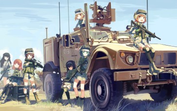 Girls Und Panzer, Anime Girls with Guns, Anime Girls, Anime Wallpaper