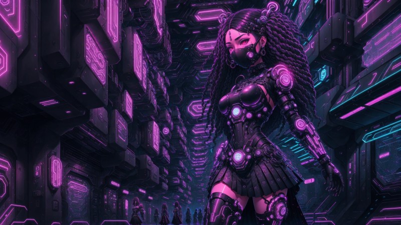 Cyber, Cyberpunk, Futuristic, Science Fiction Wallpaper