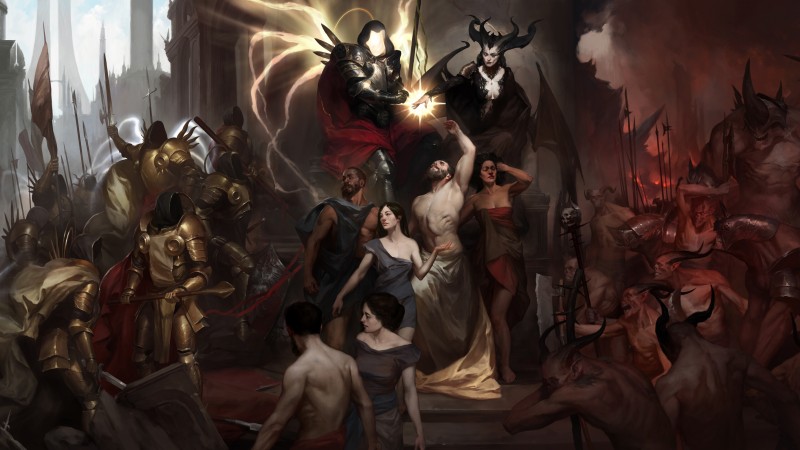 Diablo IV, Lilith (Diablo), Digital Art, Video Games Wallpaper