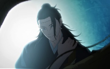 Jujutsu Kaisen, Suguru Geto, Bun, Scars, Earring, Anime Wallpaper