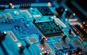 Circuit Boards, Blue, Closeup, Hardware Wallpaper