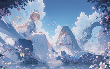 Anime, Anime Girls, AI Art Wallpaper