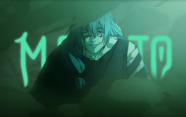 Mahito (Jujutsu Kaisen), Green, Anime, Gfxanime Wallpaper