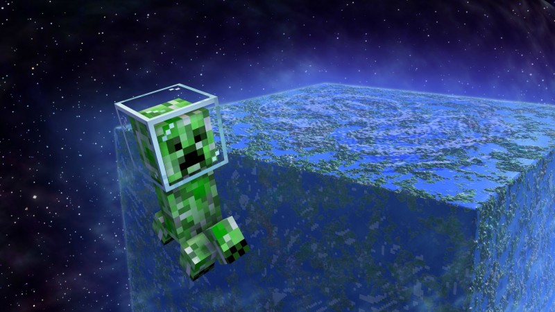 Minecraft, Creeper, Video Game Characters, Mojang, Video Games, Space Wallpaper