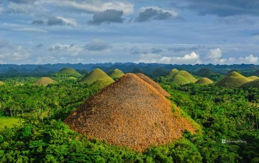 Chocolate Hills, Bohol, Philippines, Hills Wallpaper
