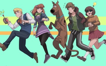 Scooby-Doo, Velma Dinkley, Shaggy, Daphne Blake Wallpaper