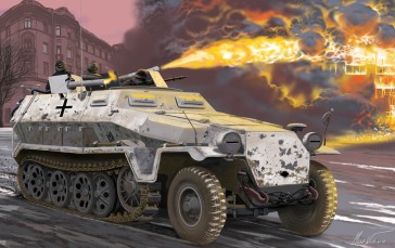 Tank, Military, Army Gear, Fire Wallpaper