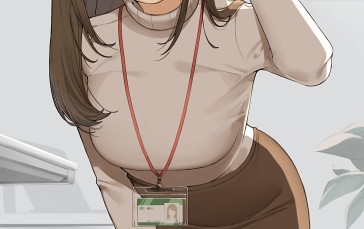Anime, Anime Girls, Original Characters, Office Girl Wallpaper