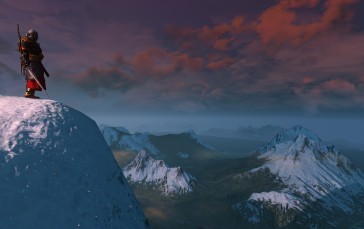 The Witcher, Snow Covered, Video Games, Mountains Wallpaper