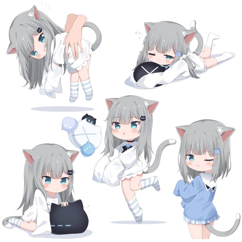 Anime, Anime Girls, Nacho Neko, Cat Girl Wallpaper