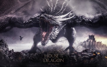 House of the Dragon, Game of Thrones, House Targaryen, Digital Art Wallpaper