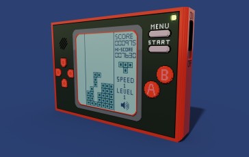 Tetris, Consoles, Video Games, MagicaVoxel, Voxels Wallpaper