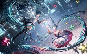 Anime, Anime Girls, Vocaloid, Hatsune Miku, Junpaku Karen Wallpaper