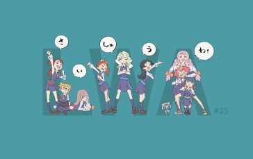 Anime Girls, Little Witch Academia, Luna Nova Uniform, Kagari Atsuko, Diana Cavendish Wallpaper