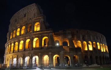 Rome, Colosseum, Architecture, Ruins, Italy Wallpaper
