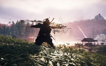 Ghost of Tsushima , Jin Sakai, Video Games, Screen Shot, Samurai Wallpaper
