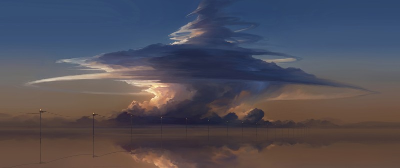 Landscape, Clouds, Sky Wallpaper