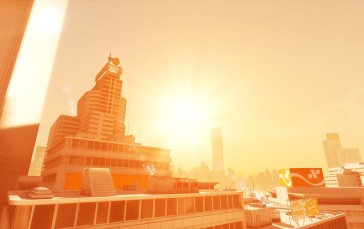 Mirror’s Edge, Sunset, Video Games, Electronic Arts, Sky, Building Wallpaper