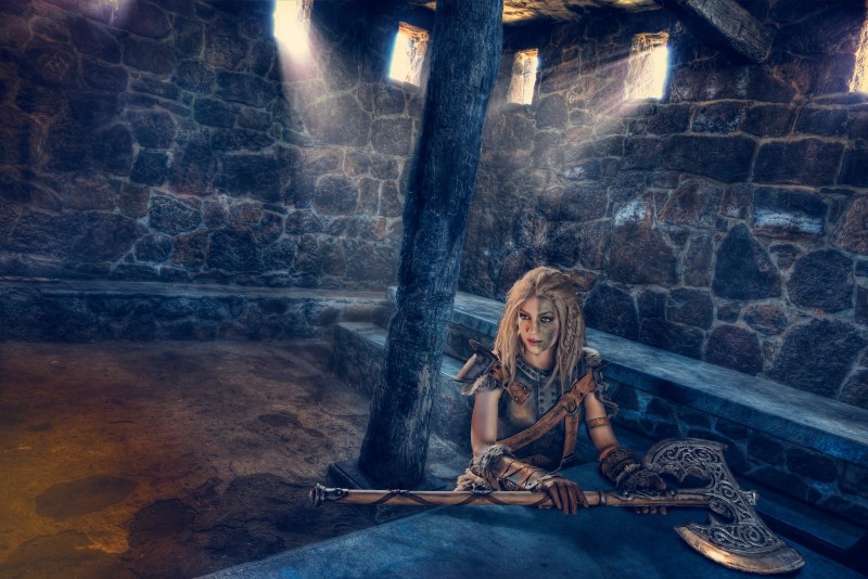 Women, Cosplay, April Gloria, The Elder Scrolls V: Skyrim Wallpaper