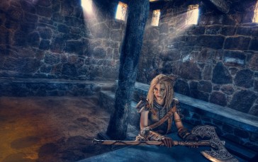 Women, Cosplay, April Gloria, The Elder Scrolls V: Skyrim Wallpaper