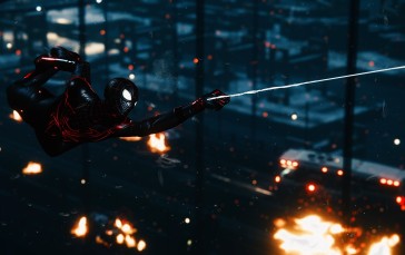 Miles Morales, Spider-Man, Video Games, PlayStation 4, Screen Shot Wallpaper