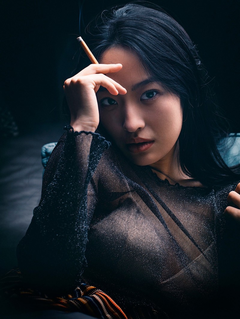 Ma Dong, Women, Asian, Portrait, Cigarettes Wallpaper