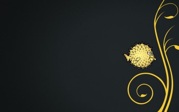 Openbsd, Bsd, Fish, Simple Background Wallpaper