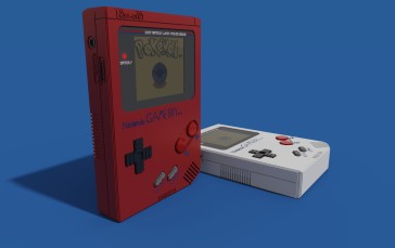 GameBoy, Pokémon, Consoles, MagicaVoxel Wallpaper
