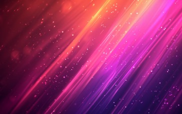 AI Art, Abstract, Lights, Floating Particles, Purple Wallpaper
