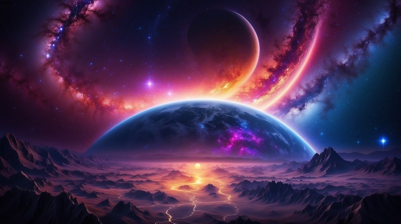 Space, Nebula, Galaxy, Earth Wallpaper