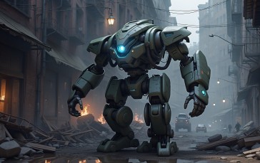 Robot, Science Fiction, Technology, Machine, Destruction Wallpaper