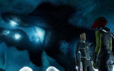 CGI, Guardians of the Galaxy (Game), Video Games, Screen Shot, Gamora Wallpaper