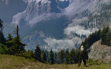 The Witcher 3: Wild Hunt, Screen Shot, PC Gaming, Mountains Wallpaper