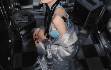 Wang Xi, Anime Girls, Portrait Display Wallpaper