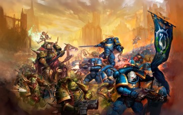 Warhammer 40,000, Ultramarine, Digital Art Wallpaper