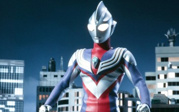 Ultraman, Ultraman Tiga, Night, Building, Digital Art Wallpaper