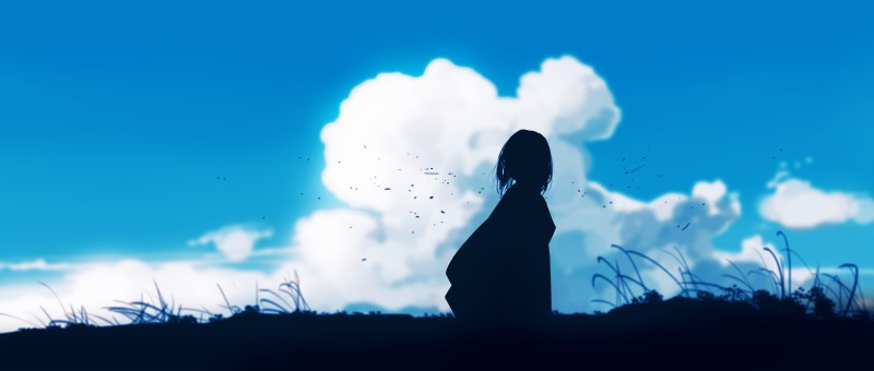 Anime, Anime Girls, Gracile, Landscape, Sky Wallpaper