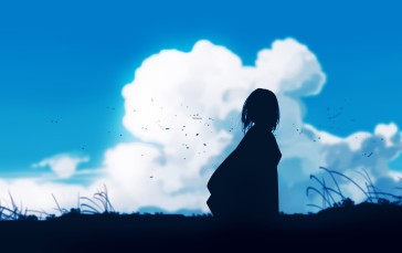 Anime, Anime Girls, Gracile, Landscape, Sky Wallpaper