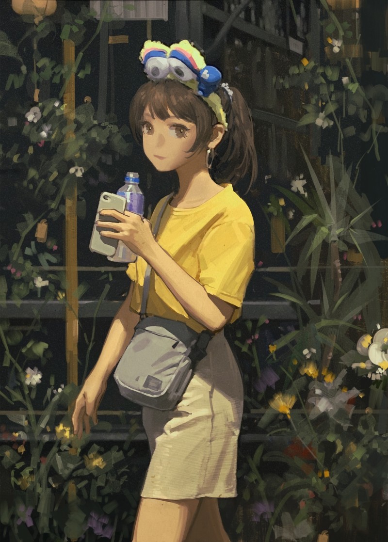 Wang Xi, Anime Girls, Portrait Display, Anime Wallpaper