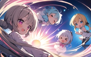 AI Art, Anime Girls Wallpaper