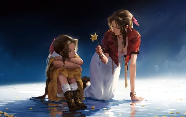 Final Fantasy VII, Aerith Gainsborough, Water, Teardrop Wallpaper